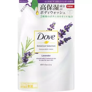 Dove Botanical Selection Гель для душа Dove Botanical Selection с лавандой, 360 г