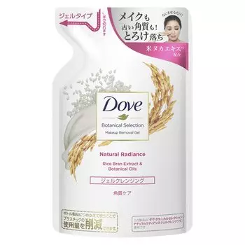 Dove Botanical Selection Натуральный очищающий гель для лица Сменный блок 150 мл