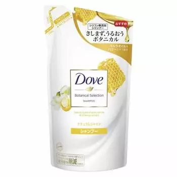 Dove Botanical Selection Natural Shine Shampoo Refill 350g