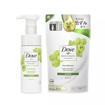 Dove Botanical Selection Pore Beauty Пенка для умывания лица и тела + сменный набор