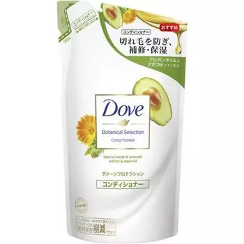 Dove Botanical Selection Сменный кондиционер для защиты от повреждений Dove Botanical Selection, 350 г