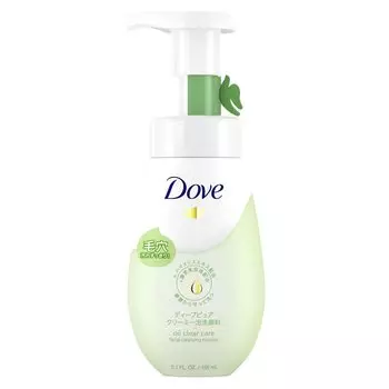 Dove Deep Pure Кремовая пенка для умывания лица и тела 150 мл