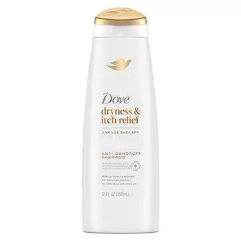 Dove Dermacare Scalp Шампунь против перхоти для сухой кожи головы, зуд, 6 шт., сухой зуд, лечение сухости, пиритион цинка, содержит 354,9 мл 170 г
