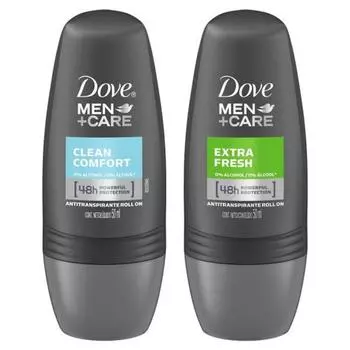 Dove Дезодорант-антиперспирант шариковый для мужчин Comfort/Fresh 2 типа 50 мл 2 шт.