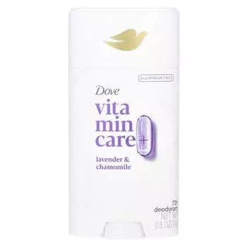 Dove, Дезодорант Vitamin Care+, лаванда и ромашка, 2,6 унции (74 г)