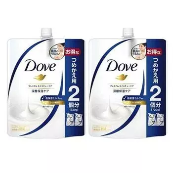 Dove Dove Body Wash Premium Moisture Care Refill 720g Set of 2