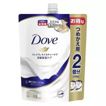 Dove Dove Dove Body Wash Premium Moisture Care Refill 720g Body Soap Body Soap Soft Floral Scent