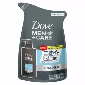 Dove Dove Men + Care Body Wash Clean Comfort Refill 320g Body Soap Body Soap Clean citrus floral scent. 320g (x 1)