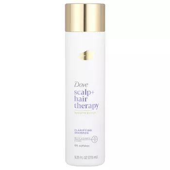 Dove, Dove Scalp + Hair Therapy, очищающий шампунь, 9,25 жидких унций (273 мл)