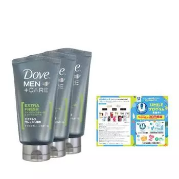 Dove Extra Fresh Sebum Sticky Очищающее средство для жирной кожи лица 120 г x 3 листовки в комплекте