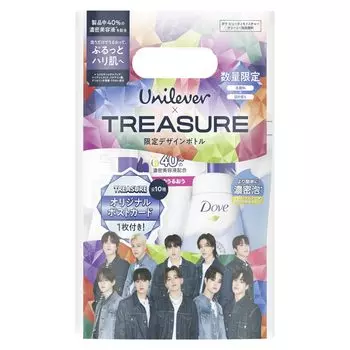 Dove Face Care Пенка для умывания лица Beauty Moisture Set TREASURE Ограниченный дизайн Флакон Korean Artist Body/Refill 150 мл+125 мл