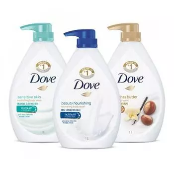 Dove Гель для душа 1000 г 3 Choice 1 Dove Beauty Питательный гель для душа