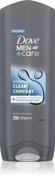 DOVE Гель для душа Men+Care Clean Comfort TU прозрачный