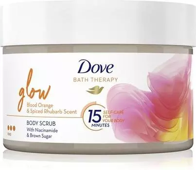 DOVE Интенсивный скраб для тела Bath Therapy Glow TU прозрачный
