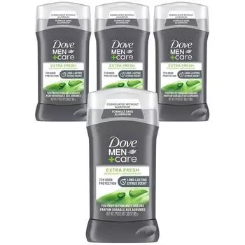 Dove Men +Care Deodorant Extra Fresh, 85g, 4 packs