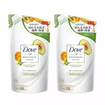 Dove [Оптовая закупка] Botanical Selection Damage Protection Conditioner Refill 2 Refills 350g x 2