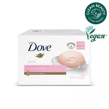 Dove Pink Beauty Bar 90 г 4 упаковки