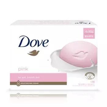 Dove Pink Beauty Bar 90 г 4 упаковки