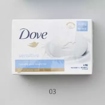 Dove Sensitive Beauty Bar 90 г Упаковка из 4 шт 5 видов