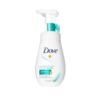 Dove Sensitive Mild Creamy Foam Facial Cleanser for Sensitive Skin 160mL
