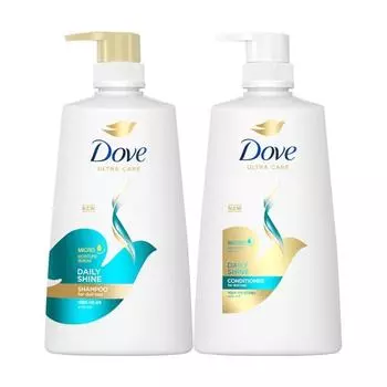 DOVE Шампунь/кондиционер для ежедневного блеска/1 тип на выбор Shampoo