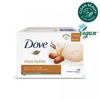 Dove [веганский] Батончик с маслом ши Dove 90 г, 4 шт.