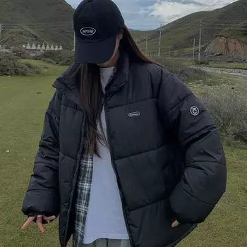 Down cotton clothes New women s short thickened winter loose fashion bread clothes Small jacket S покинуть белый