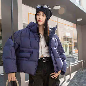 Down Jacket Women s High-end Women s Clothing 90 Duck Down Winter Coat Women s Clothing Korean Version Short Winter Bread Clothing S (recommended 80-60kg)