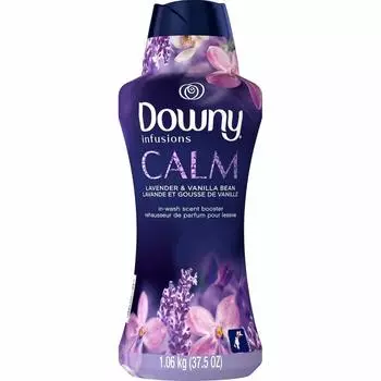 Downy Infusions Усилитель аромата Лаванда и стручки ванили, 36 унций для стирки. чистый