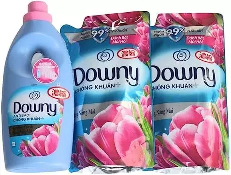 Downy Softener Sunrise Fresh Bottle 900ml Refill 800ml x 2 bags + [Set Product]