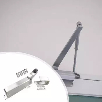 Доводчик для холодильных камер с автоматическим замком для тяжелых условий эксплуатации, простая установка, прочная фурнитура премиум-класса Spring