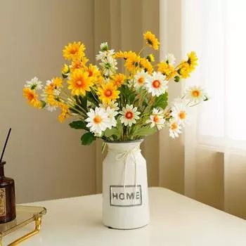 Довольно искусственный цветок, реалистичная ткань из искусственного шелка, многоразовая светло-фиолетовый