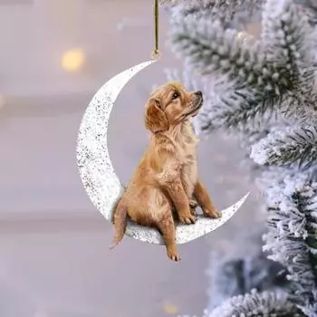 Довольно плоский яркий цветной подвесной виджет, креативное рождественское украшение для автомобиля 2