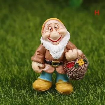 Довольно сказочные садовые миниатюры гном гном микро мини фигурки гномов украшение сада H