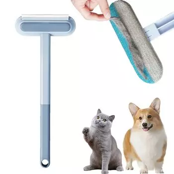 Doyime Cat Hair Ball Средство для удаления кошачьей шерсти, совместимое с домашними животными, удаляет статическое электричество как в сухом, так и во влажном состоянии, подходит для удаления диванов с домашних животных, щетка, щетка,