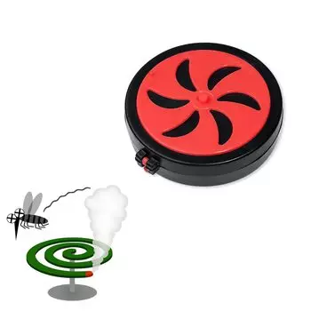 Doyime Mosquito Repellent Mosquito Coil Holder Outdoor Incense Dish Insect Repellent Mosquito Trap Safe Mosquito Trap Mobile Hanging Outdoor Red