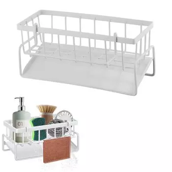 Doyime Sponge Sponge Sponge Тряпка для моющего средства для бутылок Скребок Сушилка для посуды из ржавчины Подставка для посуды из нержавеющей стали Серебряный держатель, Подставка, Держатель, Держатель, Подставка, Держатель,