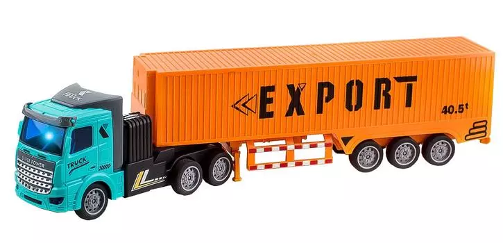 Doyusha 27MHz Large Trailer Series Контейнерный прицеп с электроприводом на радиоуправлении 1/48 QH200-6-D