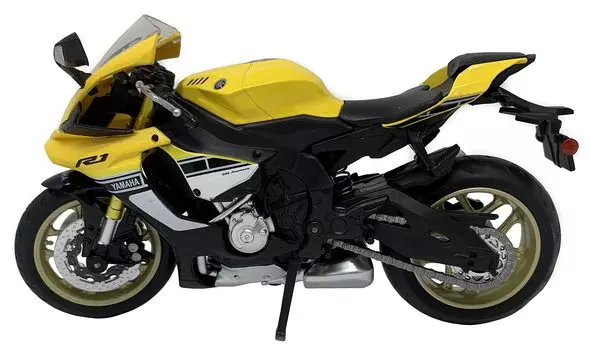 Doyusha Diecast Motorcycle Yamaha YAMAHA Yellow Finished Product 1/12 YZF-R1