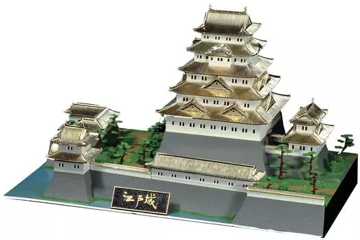Doyusha Famous Castle DX Gold Series Edo Castle Пластиковая модель DG4 1/350 Япония