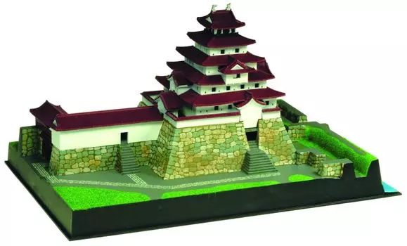 Doyusha Famous Castle JOYJOY Collection Red Tsuruga Castle Plastic Model 1/460 Japan s JJ-12