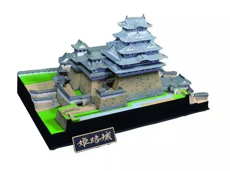 Doyusha Famous Castle National Treasure New Himeji Castle Plastic Model 1/500 Japan s
