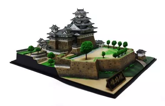 Doyusha Famous Castle National Treasure Premium Himeji Castle Plastic Model 1/500 Japan s