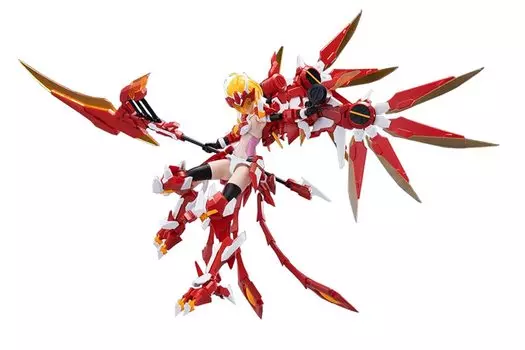 Doyusha Omodo ATK Girl Four Sacred Beasts Suzaku scale Height 17cm plastic model (Eastern Model) 1/12 approx. Color-coded