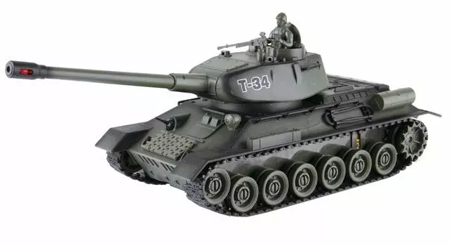 Doyusha RC World Battle Tank Россия Тип 27 МГц Инфракрасная боевая система, оснащенная электрическим радиоуправлением 14463 Т-34