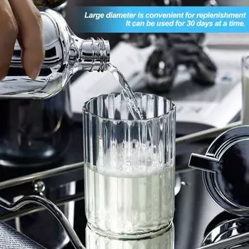 Дозатор для пенного мыла. Бутылка для хранения большой емкости. Герметичная прозрачная многоразовая бутылка для пенного насоса. Дозатор для мыла. серый