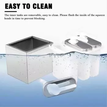 Дозатор для соуса из пластика и нержавеющей стали, насосная станция для приправ, дозатор для соуса для кухни, насосная станция для приправ