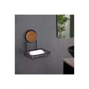 Дозатор для сухого мыла с деревянным узором Magic Fix Magic Sticky Black