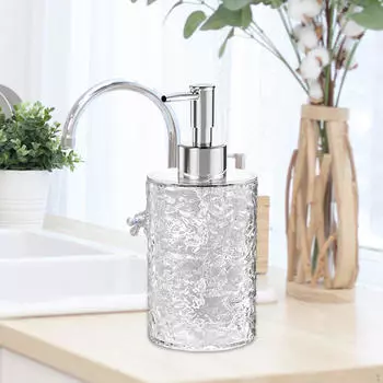 Дозатор жидкого мыла для рук, пустой минималистичный насос, контейнер для бутылки с лосьоном для столешницы gray 400ml