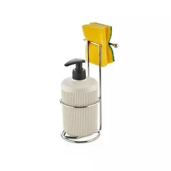 Дозатор жидкого мыла с металлической подставкой